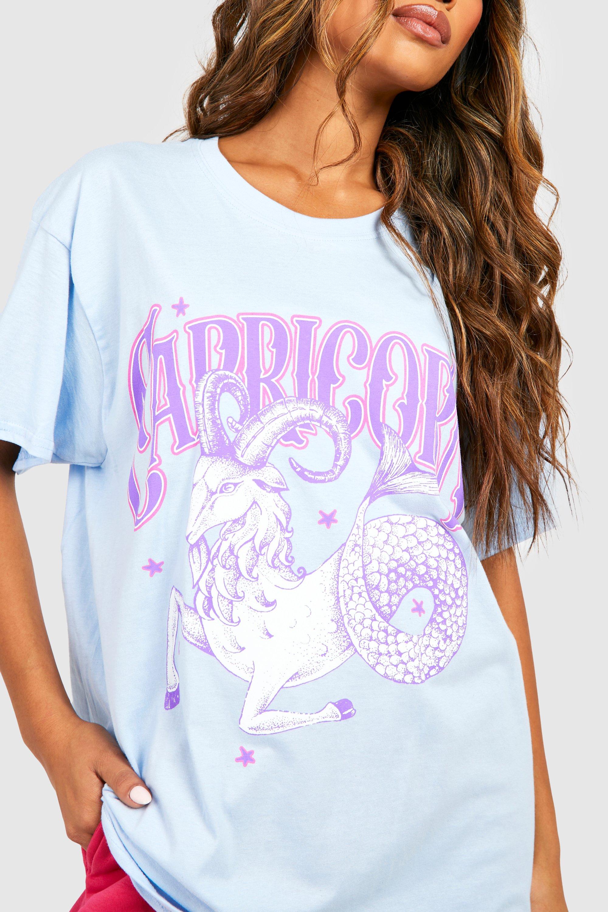 Capricorn printed hoodie with sequins hotsell
